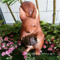 Simulation fiberglass animal sculpture-squirrel